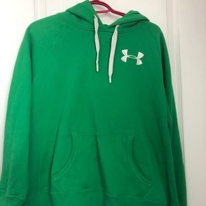 Green thick hoodie